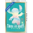 thumbnail image 3 of Disney Lilo and Stitch: Beach Vibes - Take It Easy Wall Poster, 22.375" x 34" Framed, 3 of 5