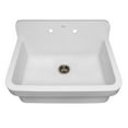 thumbnail image 4 of Old Fashioned Country Fireclay Utility Sink with High Backsplash, 4 of 4