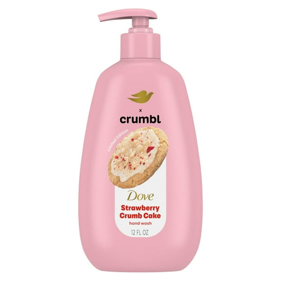 Dove Crumbl Liquid Hand Wash Strawberry Crumb Cake, 12 fl oz
