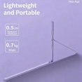 thumbnail image 5 of Detachable Bluetooth Keyboard Case with Multi-Touch Trackpad & 2.4G Wireless Mouse for 2025 Lenovo Idea Tab Plus 12.1" / Tab K12, Round Keys,Purple, 5 of 7