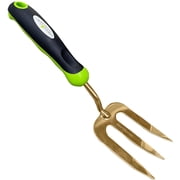 Garden Guru Titanium Hand Weeder Fork Tool – Rust Resistant – Ergonomic Handle – Great for Planting, Spreading Mulch, Weeding, Loosening & Transplanting Soil (4 Pack)