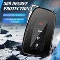 thumbnail image 5 of Key Fob Cover Compatible with Lexus ES GS NX LS RX RC GX LX 570 200 250 350 460 300 F 450h 600h Keychain Case Holder Protector,Black, 5 of 6