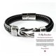 thumbnail image 1 of To My Son To My Grandson Bracelet,love You Forever Braided Leather Bracelet Men's Braided Leather Knot Bracelet, 1 of 2