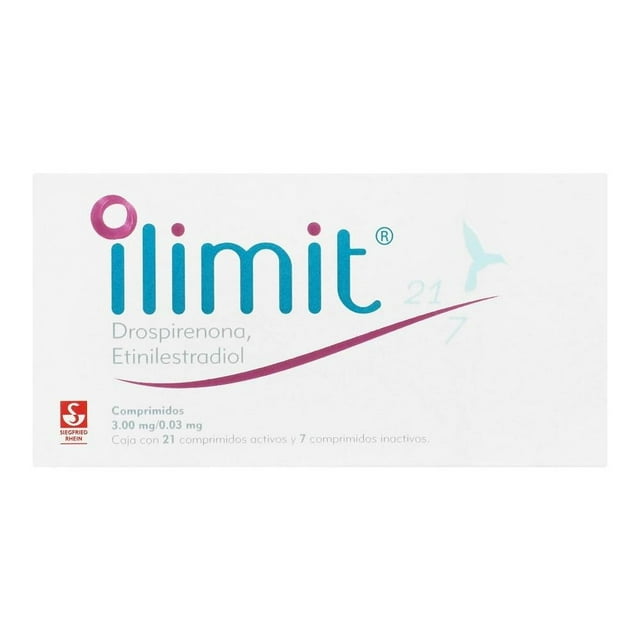 Ilimit Drospirenona 3 mg, Etinilestradiol 0.03 mg 28 comprimidos