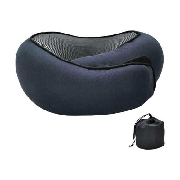 Almohada de viaje CUTICAT reposacabezas soporte para el cuello transpirable en forma de U Azul marino