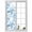 Blue, variant on Blue Turtle Coastal Window Privacy Film, Coral Beach Nautical Ocean Static Cling UV Sun Blocking Heat Control Window Tint Day and Night, Non-Adhesive One Way Windows Privacy Cover 35.4''x78.7''