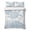 Haze Blue Gray, variant on Twin Quilt Set 68''x86'', Green Ombre Lightweight Bedspread Coverlet Set with 2 Pillow Shams, Primeval Forest Modern Abstract Art Breathable All Season Quilt Bedding for Dorm/Bedroom