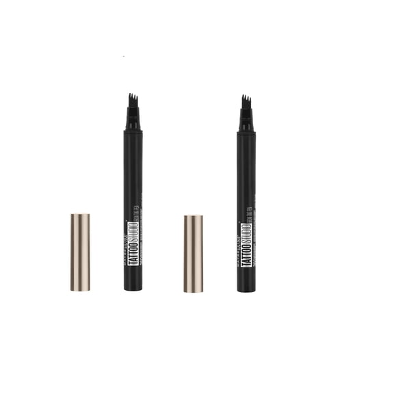(2 Pack) Maybelline New York TattooStudio Brow Tint Pen Makeup, Blonde, 0.037 fl. oz.