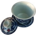 thumbnail image 2 of Porcelain Gaiwan 5oz Teacup Gongfu Tea Cup Tureen Chinese Sancai Cover Bowl Lid Saucer Set, 2 of 7