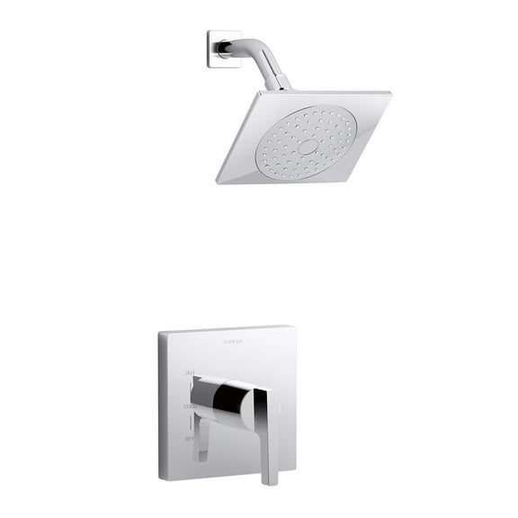 Kohler K-99764-4-CP Rite-Temp Shower Trim, Polished Chrome