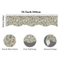 thumbnail image 2 of Christmas Holiday Fireplace Mantel Scarf | Grey Pinecone | Mantle Runner, 2 of 4