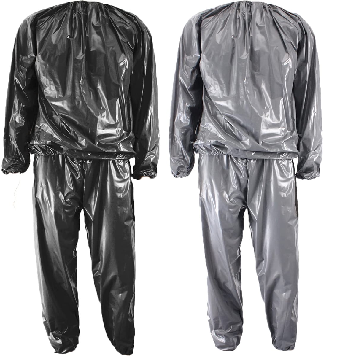 PVC reflective detailing on sleeves Promote Details about   Athletic Works Sauna Suit L/XL 