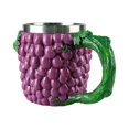thumbnail image 3 of Cateissary Divertida taza de fruta vegetal personalidad creativa en forma de 3D taza de agua taza de cerveza calabaza amarga uva maíz beber café Barra de herramientas Numero 3, 3 of 6