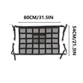 thumbnail image 6 of Clearance! Car Cargo Net Pocket,Double-Layer Strengthen Durable Vehicle Roof Storage Mesh, Universal Soft Automotive Camping Interior Accessories for Truck SUV Car 31"x23", 6 of 9