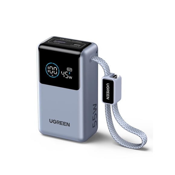 Power Bank UGREEN Nexode Pro 10000mAh 45W con Cable USB-C