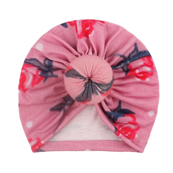 EQWLJWE 1PC Newborn Baby Fashion Print Hat Flowers Hat Winter Warm Hood Tire Cap Girls' Hats Holiday Clearance