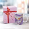 thumbnail image 4 of 11 oz Ceramic Coffee Mug - Purple Decor Mountain Themed, Great for Home or Office, 4 of 8