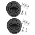 thumbnail image 1 of 5X Latch Hatch Round Pull Latch 1/2 Inch Door Replace M1-63 RV Marine, 1 of 8