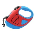 thumbnail image 2 of Correa retráctil para perros, correa extensible de gran resistencia para de edad, fuerte cinta de -, y bloqueo - Red_16ft Colco correa retráctil, 2 of 8