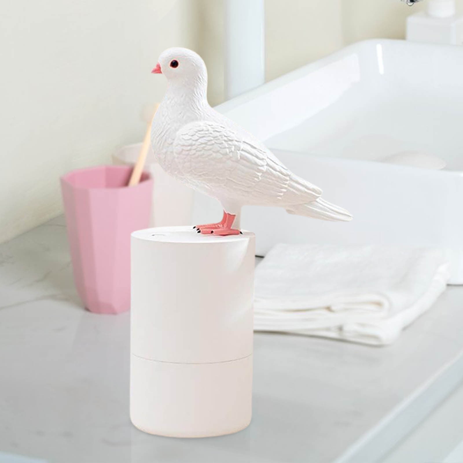 Ke1Clo Automatic Foam Soap Dispenser, Touchless Induction Hand Washer, Funny Poop-Shaped Soap Dispenser, USB Rechargeable for Kitchen Bathroom