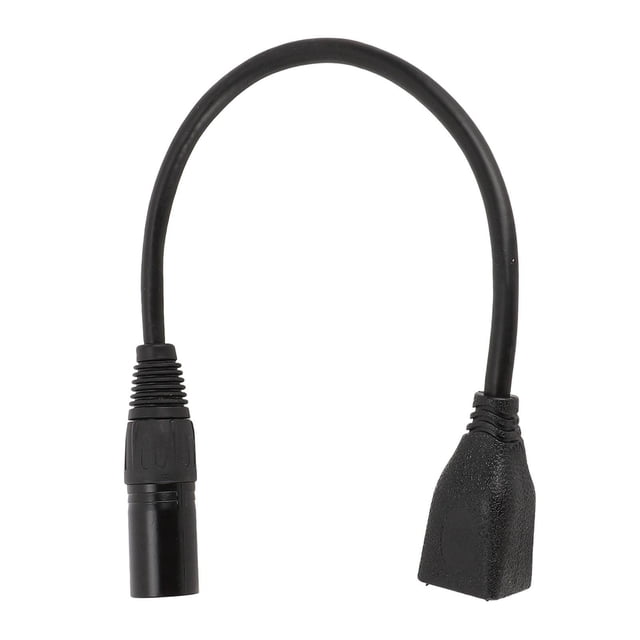 Conector De Red XLR Macho A RJ45, Cable XLR Macho A RJ45 Hembra Blindado De Sonido De Alta Fidelidad Cobre Libre De Oxígeno 1 Pie Para La Serie De Controladores DMX CON