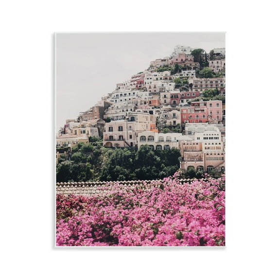 Stupell Industries Positano Town Architecture Cities & Countries Photography Unframed Art Print Wall Art, 11 x 14