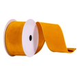 thumbnail image 1 of Vickerman Q214885 2.5 in. x 10 Yards Mustard Faux Suede Ribbon, 1 of 4