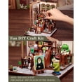 thumbnail image 4 of Kit Book Nook CUTEBEE Gallery Bookstore, rompecabezas 3D de madera, 4 of 7