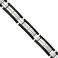 thumbnail image 7 of Primal Steel Stainless Steel Black IP Plated 8.5 in Bracelet, 7 of 7