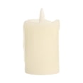 thumbnail image 6 of KUKIDSVO Flameless LED Battery Operated Ivory Pillar Candle, Flickering Realistic Moving Flame, 2.96'' x1.97'' Luminous Real Wax Indoor Home Decor(B), 6 of 7