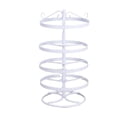 thumbnail image 1 of Ruiboury Rotating Earrings Organizer 4-Tier Layer Bracelets Pendants Iron Necklace Storage Rack Display Stand Showcase Shelf White, 1 of 1