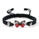 thumbnail image 1 of Pulsera de pareja con nudo plano de cuerda roja, tejida a mano, para el día de San Valentín, pulsera de joyería de mariposa para hombres y mujeres, 1 of 6