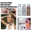 thumbnail image 4 of Sequin Gel Set Makeup Fish Scale Sequin Gel Glitter Stage Performance Eyeshadow Makeup Props Suitable For Festive Masquerade Birthday Makeup, Makeup Eye Shadow, 4 of 9
