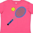 thumbnail image 4 of Inktastic Blue Tennis Racket and Ball Boys or Girls Toddler T-Shirt, 4 of 5