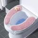 thumbnail image 4 of Asiento de Inodoro para El Hogar Engrosado con Asa, Juego de Inodoro Lavable de Invierno con Anillo de Inodoro, Asiento de Inodoro de Punto, 4 of 6