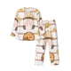 thumbnail image 1 of Balery Cute Bee Gnome Pijama para Hombre de Dos Piezas con Manga Larga, Conjunto de Dormir y Descanso Suave con Bolsillos-Small, 1 of 6