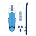 thumbnail image 4 of Garvee Inflatable Stand-up Paddle Board, 10.6' x 32'' x 6'', Manual Pump, with Camera Mount, White & Blue, 4 of 8