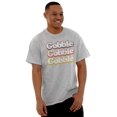 thumbnail image 4 of Gobble Gobbler Thanksgiving Men's Graphic T Shirt Tees Brisco Brands S, 4 of 4