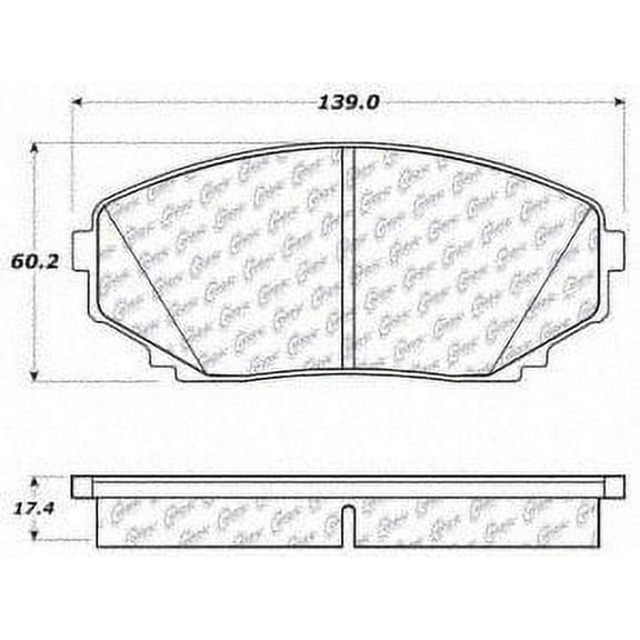Centric Parts - Ceramic Pads