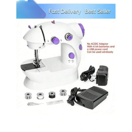 Mini Portable Household Sewing Machine,Suitable For Beginners, Lightweight, Multifunctional Automatic Sewing Machine, A Must-Have For Children's Sewing Sets, Girls