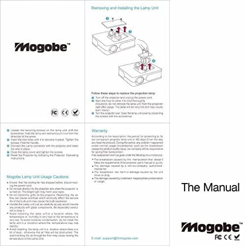 CP-X705 Projectors by Mogobe for DT00871 Compatible Projector Lamp with Housing for Hitachi CP-X615 CP-X807 