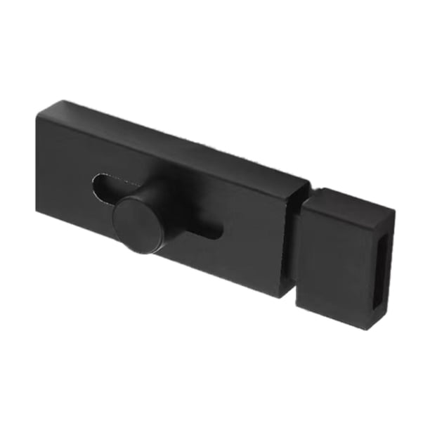 Pestillo de puerta corrediza de aleación de aluminio, herrajes multiusos nórdicos para puertas, hogar, negro