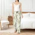 thumbnail image 4 of Fotbe Rose Pantalones de Pijama para Mujer, Pantalones de Dormir, Pantalones Pj con Cordón y Bolsillos-Small, 4 of 6