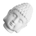 thumbnail image 1 of Maoww Statue de Bouddha en Résine Inde Tête de Bouddha Statue Blanc Sakyamuni Tathagata, 1 of 6