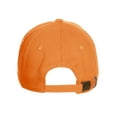thumbnail image 4 of Daxton 3D Vintage Custom Number Low Profile Adjustable Baseball Dad Hat Cap, Orange Black, 7, 4 of 4