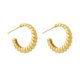 thumbnail image 3 of Earring Set Alloy Coil Earrings Hong Kong Style Pure Copper Ear Bone Clip Personality Combination Earrings for Women------Product code 77531, 3 of 5
