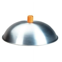 M.V. Trading TWC14 Aluminum Wok Lid with Wood Knob, 12?-Inch