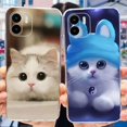 thumbnail image 4 of Cute Animals Pattern Case For Xiaomi Redmi A1+ A2+ Coques Camera Protection Soft Capas For Redmi A2 A1 A1Plus Clear Bumper Case 761 Redmi A1, 4 of 6