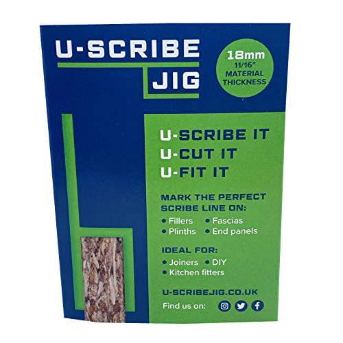 Set of 3 Bedroom U-Scribe Jig 18mm 11/16" The Perfect Tool for Any Kitchen 