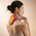 thumbnail image 5 of 3-in-1 Electric Neck Massager, Three-Level 3D Heating Technology & Vibration for Pain Relief, Rechargeable Heated Shoulder & Neck Wrap for Home, Office, or Travel, 5 of 8